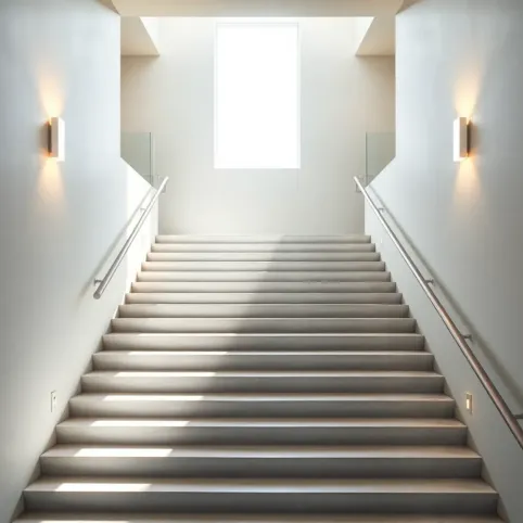 Oświetlenie klatki schodowej w bloku