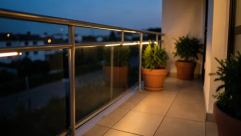 Oświetlenie na balkon