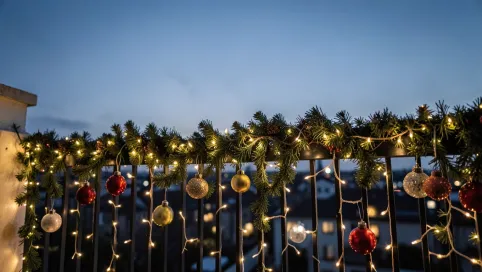 Ozdoby Świąteczne Na Balkon