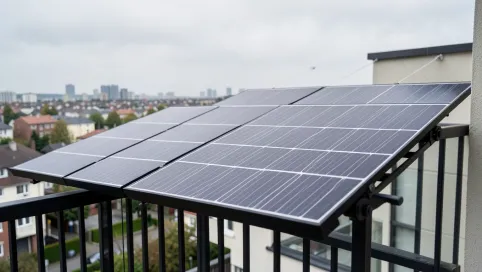 Panele fotowoltaiczne na balkon czy warto
