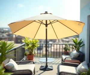 Parasol Półokrągły Na Balkon