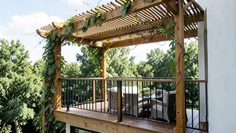 Pergola na balkon na wymiar