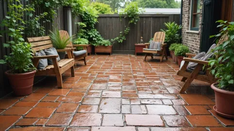 Płytki ceglane na taras