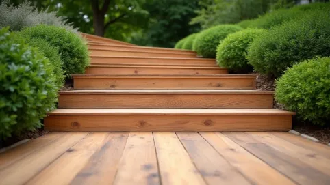 Płytki drewnopodobne na schody zewnętrzne