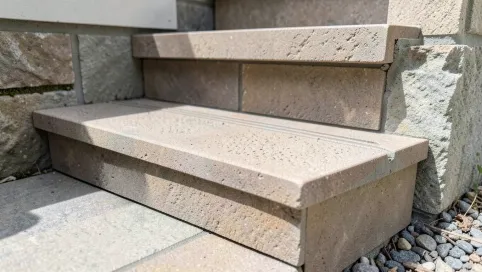 Płytki na schody zewnętrzne z kapinosem Opoczno