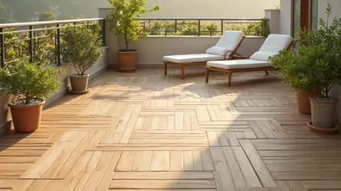 płytki na taras drewnopodobne