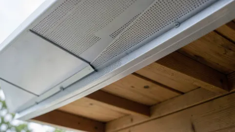 Podbitka dachowa z blachy montaż