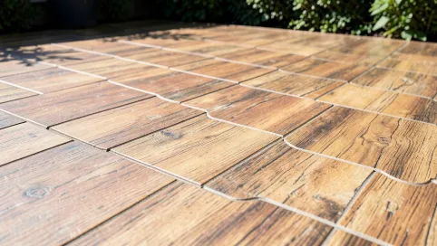 Podłoga na taras z tworzywa