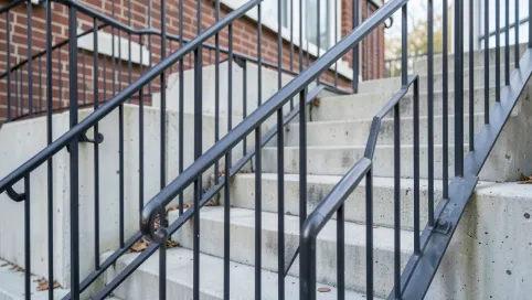 Poręcze przy schodach zewnętrznych przepisy