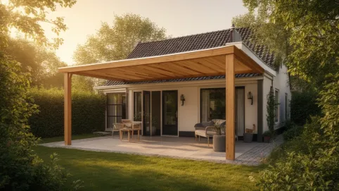 projekt zadaszenia domku holenderskiego