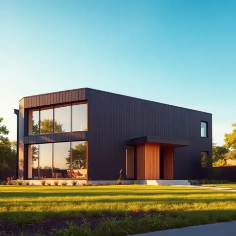 projekty domów parterowych z płaskim dachem