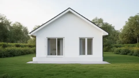 projekty domów z dachem dwuspadowym bez garażu