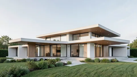 projekty domów z płaskim dachem