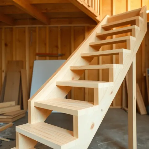 Proste schody drewniane jak zrobić