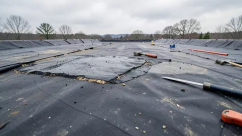 Remont dachu płaskiego pokrytego papą cena