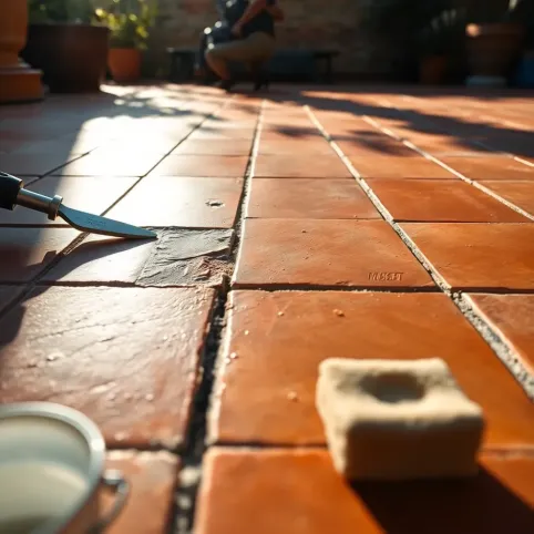Renowacja tarasu z płytek