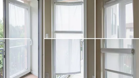 Rodzaje moskitier na drzwi balkonowe