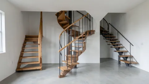 Rodzaje schodów wewnętrznych