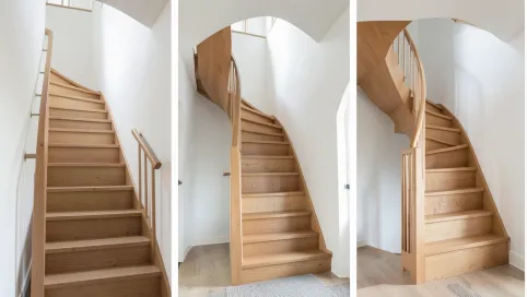 Rodzaje schodów wewnętrznych drewnianych