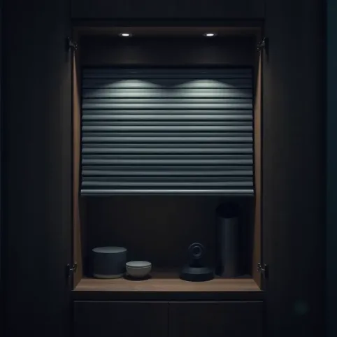 Roleta meblowa zamiast drzwi