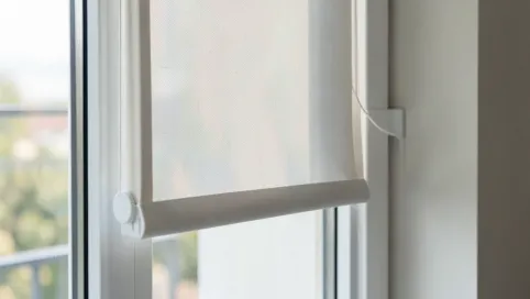 Roleta na drzwi balkonowe w kasecie