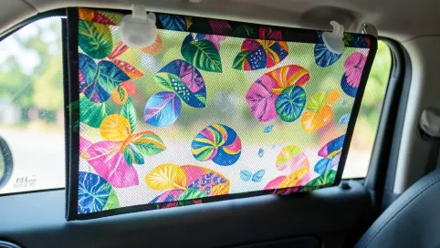 Roleta na szybę do auta dla dzieci