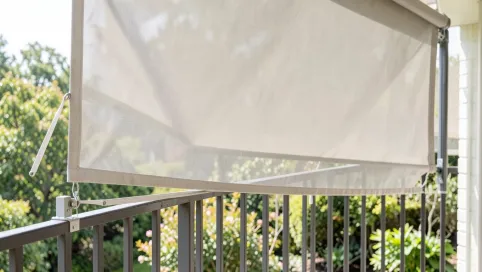 Roleta na taras od deszczu