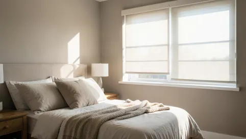 Rolety dzień noc do sypialni