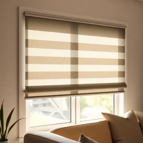 Rolety dzień noc z żyłką