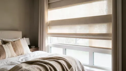 rolety rzymskie do sypialni