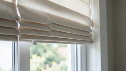 Rolety rzymskie montowane na okno