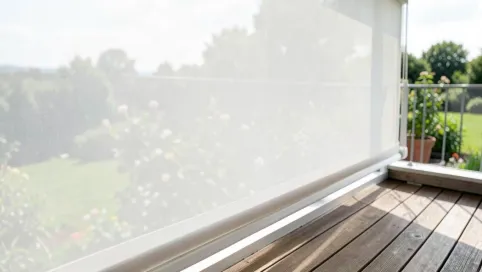 Rolety zewnętrzne przezroczyste na taras