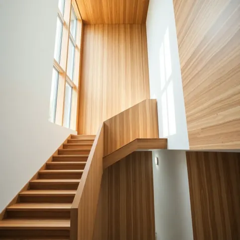 Schody drewniane nowoczesne