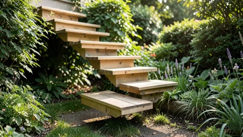 schody lewitujące zewnętrzne  jak zrobić