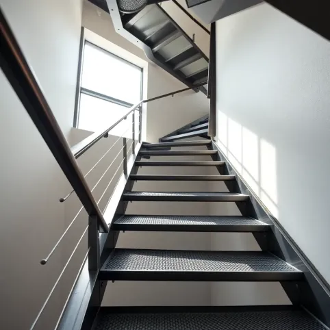 Schody metalowe wewnętrzne cena