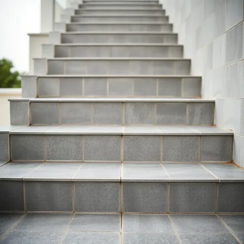 Schody z płytek zewnętrzne