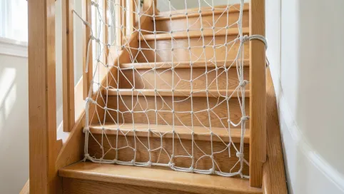 Siatka ochronna na schody dla dzieci