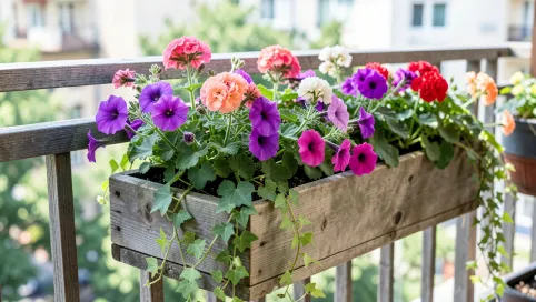 Skrzynki kwiatowe na balkon