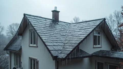 spadek dachu jednospadowego