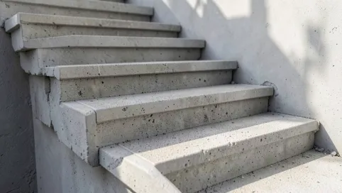 Stopnice na schody zewnętrzne z kapinosem