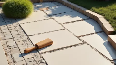 System układania płyt tarasowych