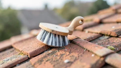 Szczotka do mycia dachówki