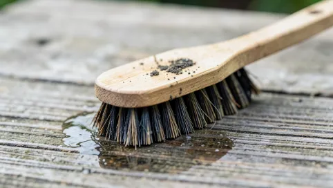 Szczotka do mycia tarasu drewnianego