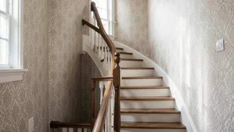 Tapety na klatkę schodową w domu