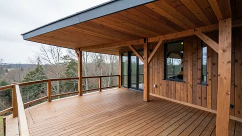 Taras drewniany z zadaszeniem cena