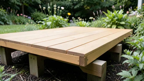 Taras kompozytowy na legarach