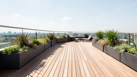 Taras na dachu płaskim