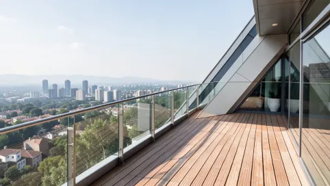 Taras na dachu spadzistym