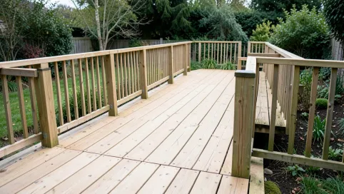 Taras na działce ROD wymiary