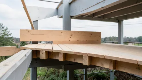 Taras na legarach kompozytowych